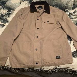 Vans men’s Khaki canvas jacket size medium